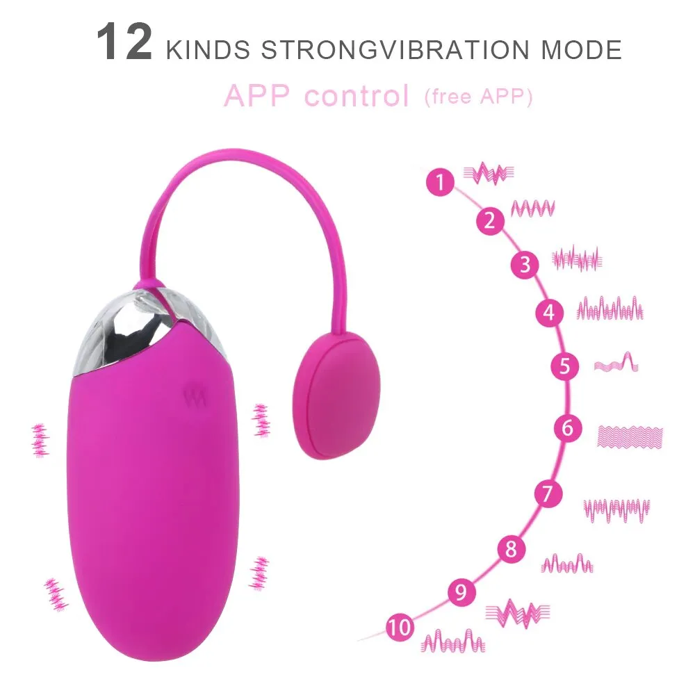 Wireless App Control Clit Egg Vibrator