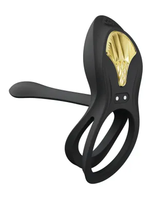 Zalo Bayek Remote Control Vibrating Dual Ring