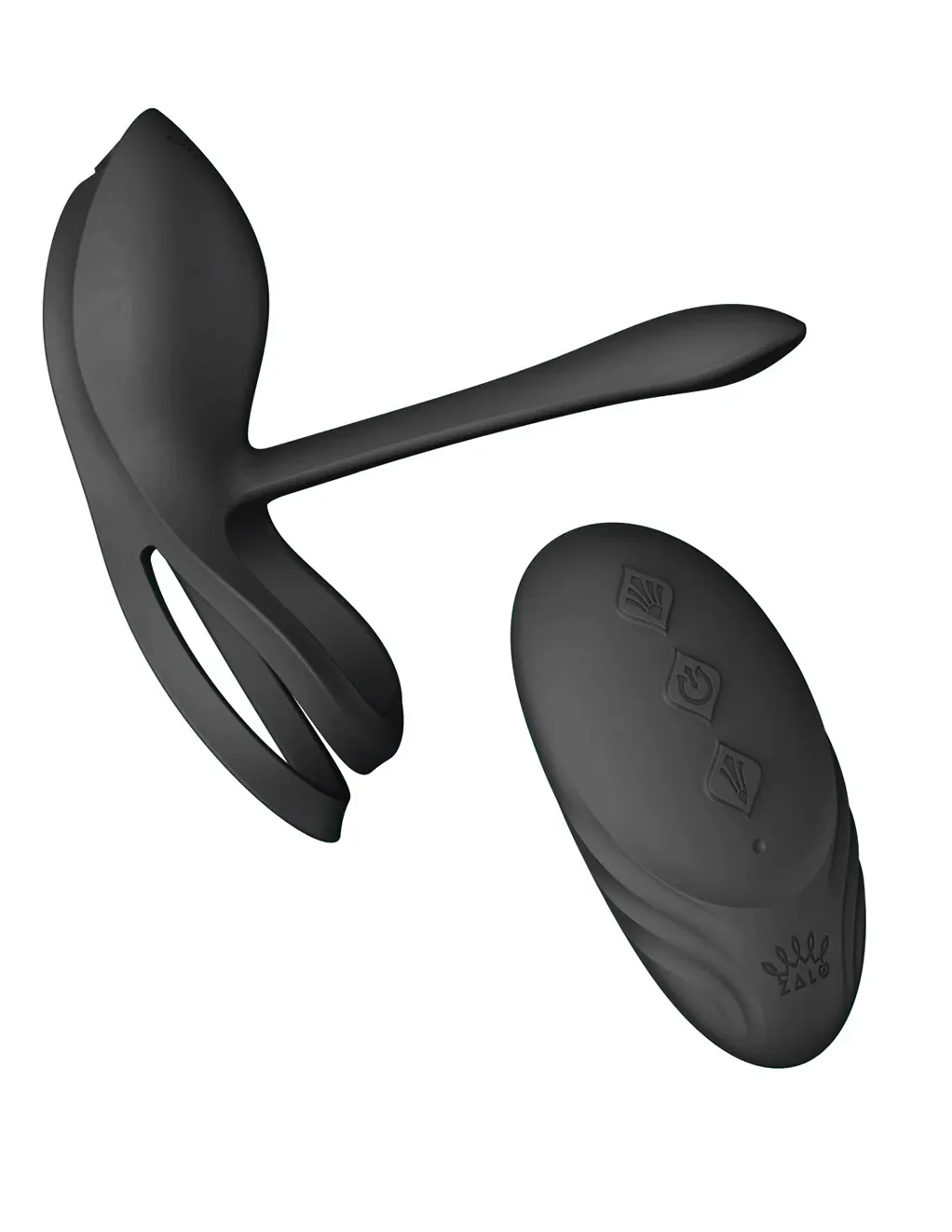 Zalo Bayek Remote Control Vibrating Dual Ring